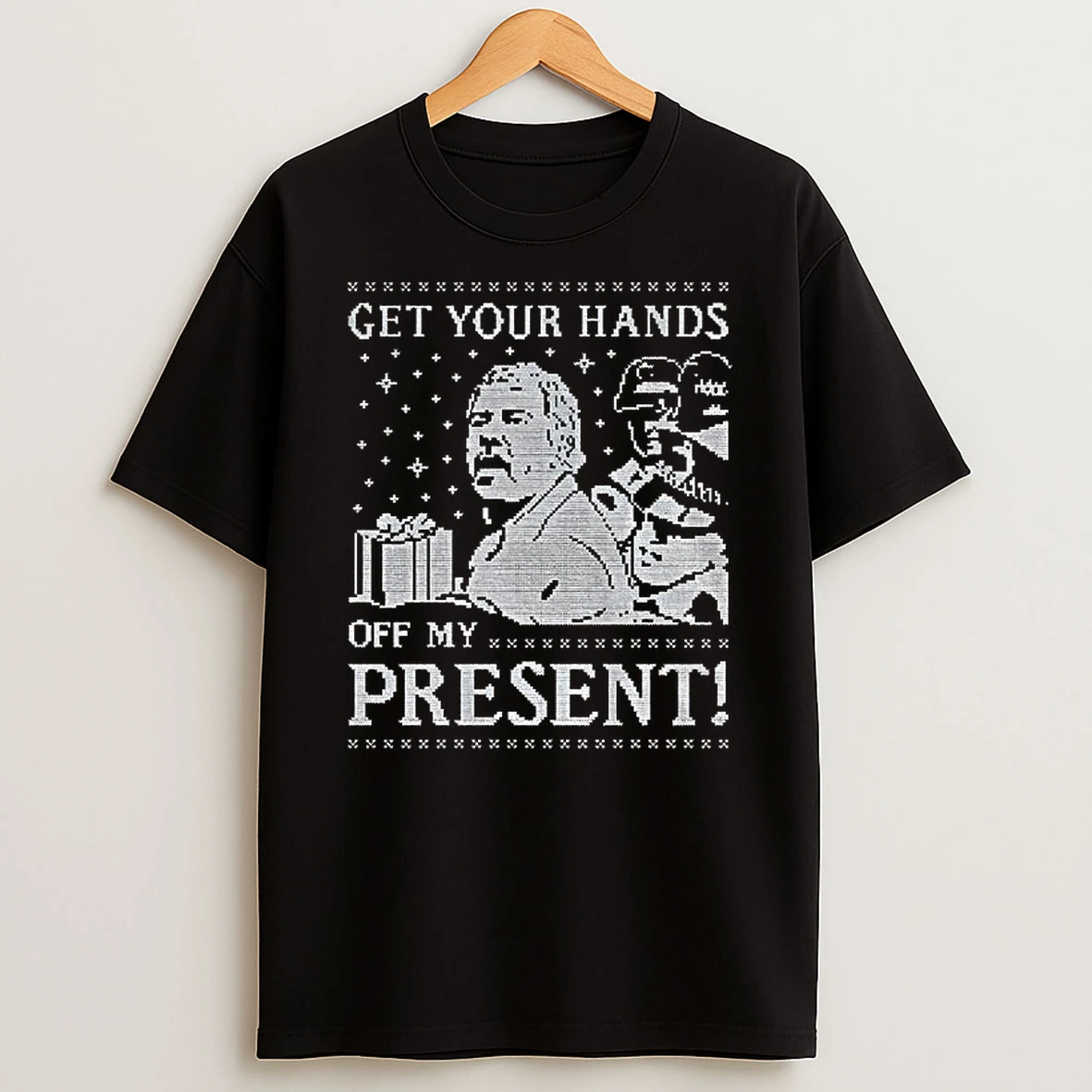 Get Your Hands Off My Present Xmas Tshirt Hoodie