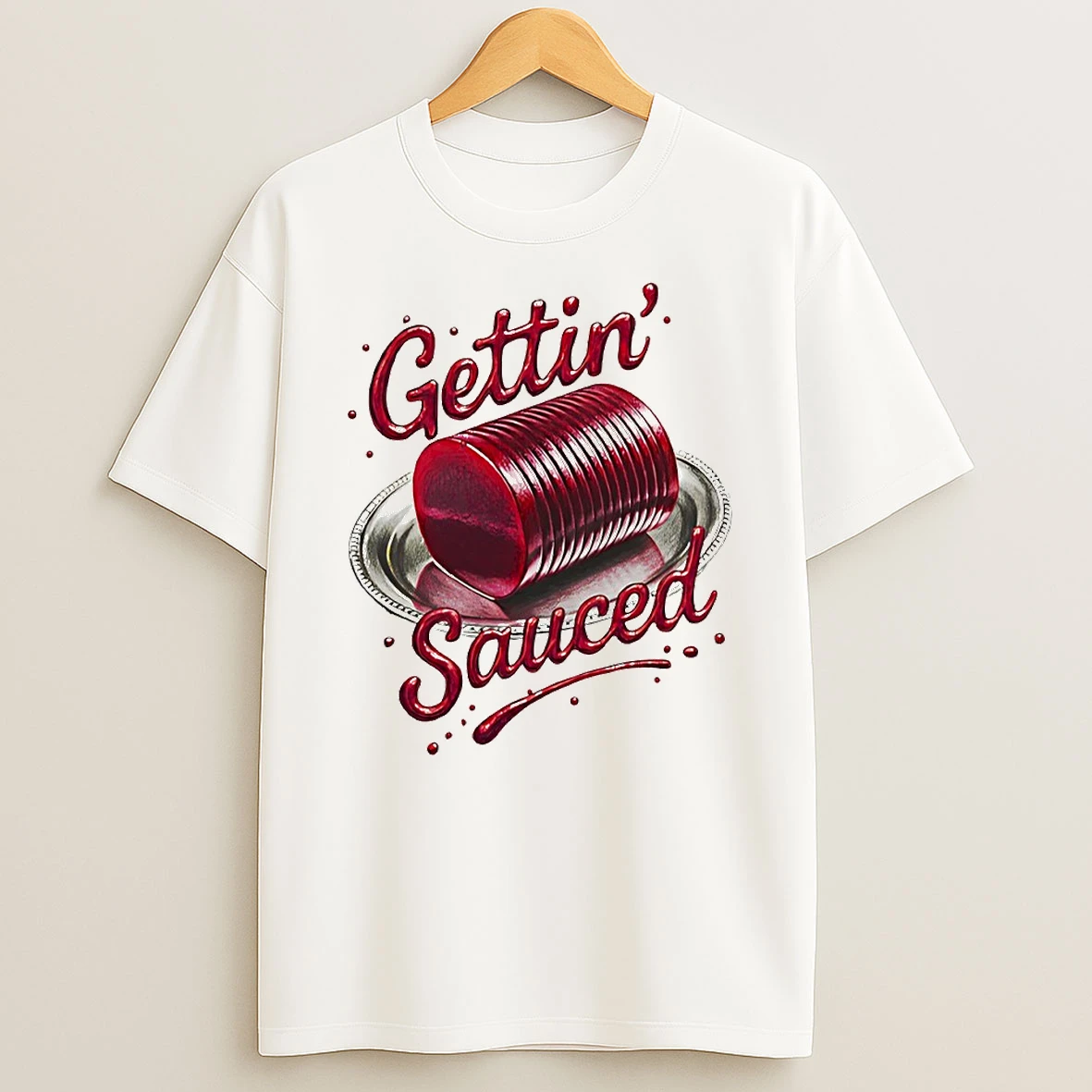 Gettin Sauced Circle Tshirt Hoodie