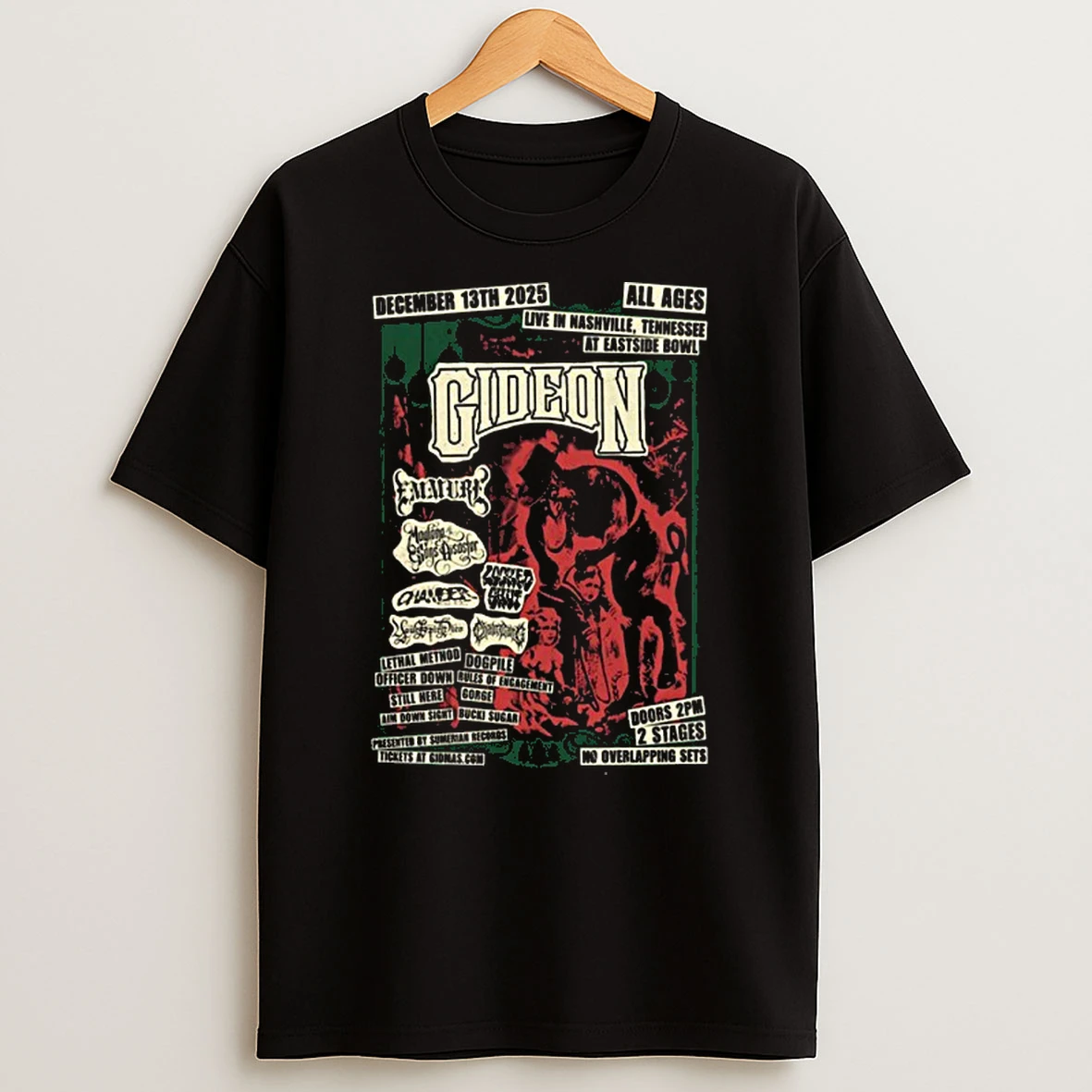 Gideon Eastside Bowl In Nashville Tn Dec 13 2025 Tshirt Hoodie