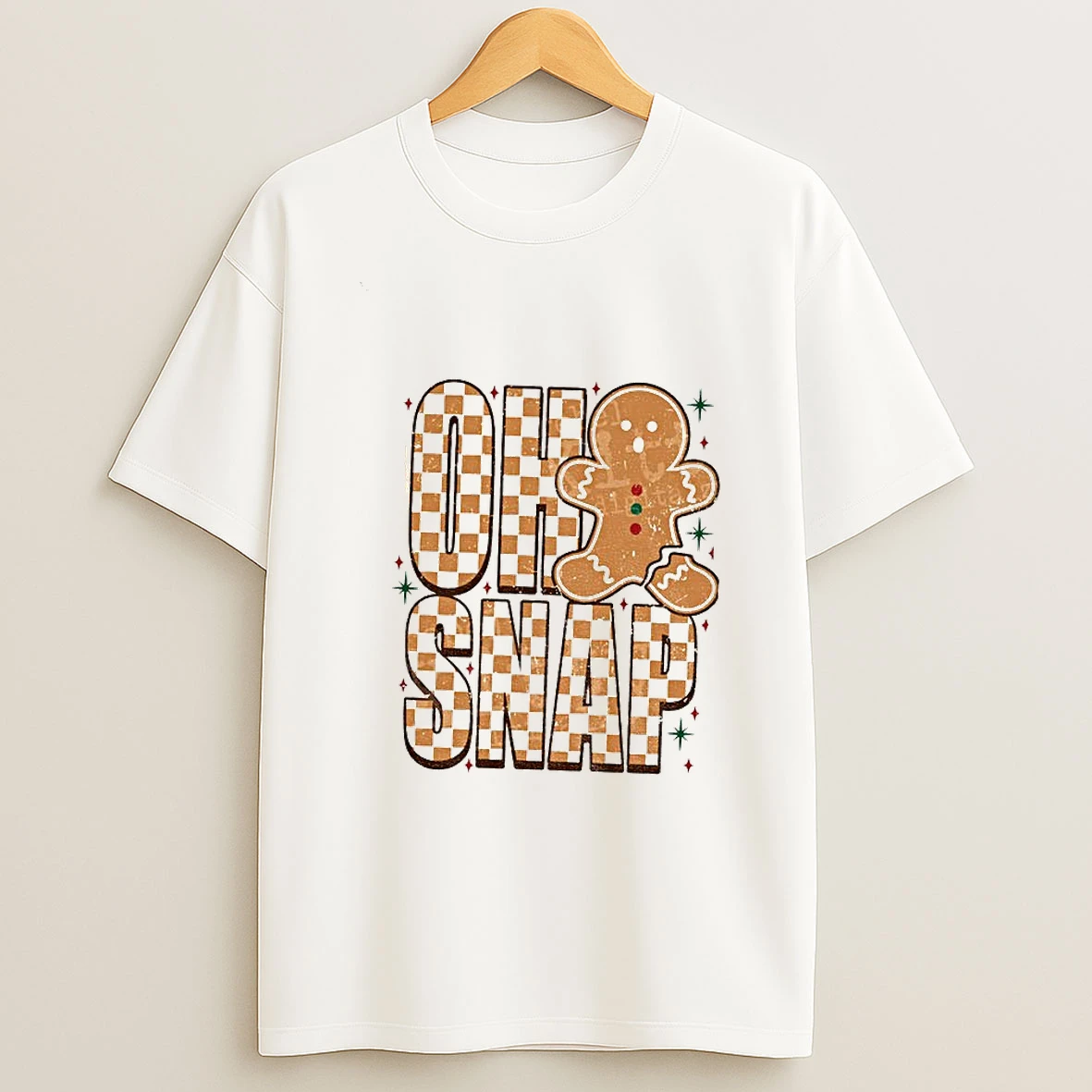 Gingerbread Man Oh Snap Merry Christmas 2025 Tshirt Hoodie