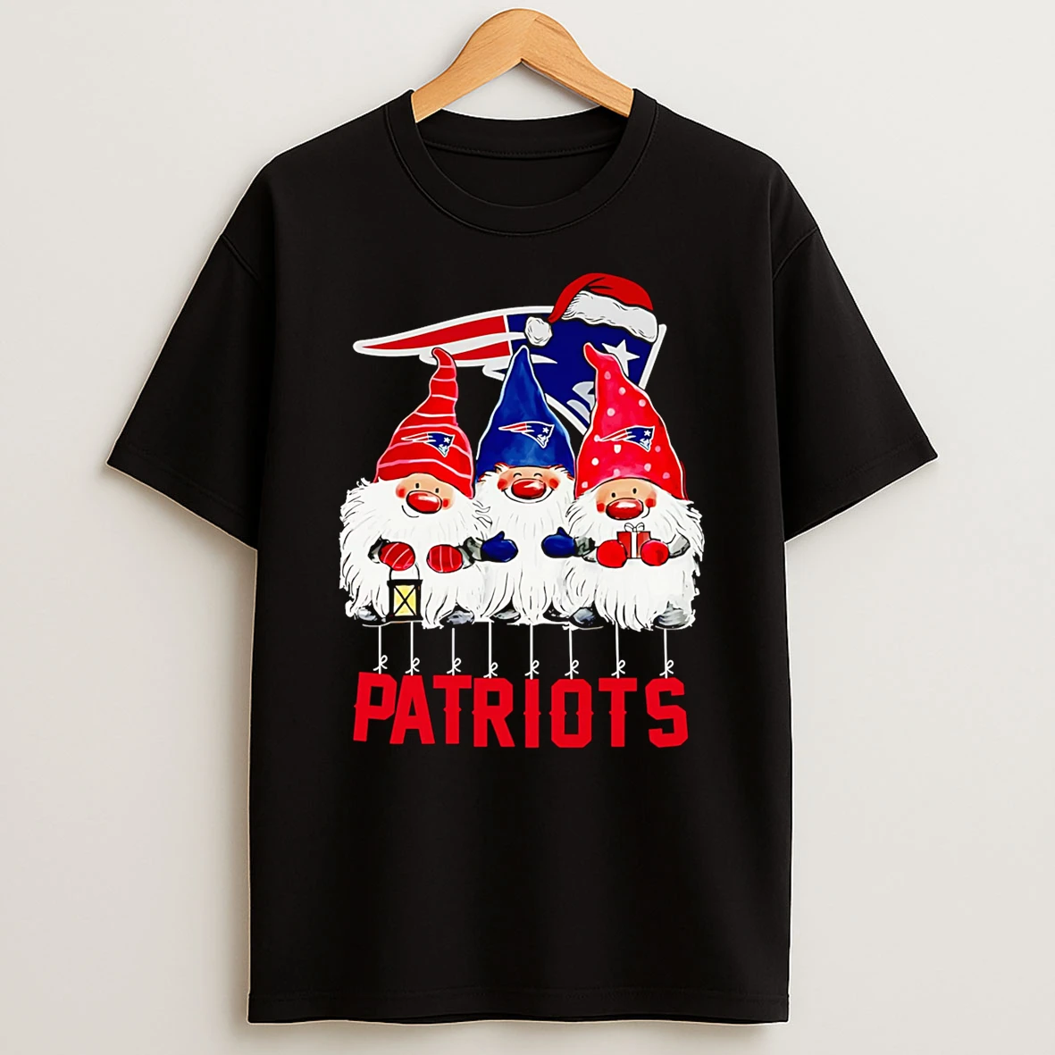 Gnomes New England Patriots Christmas Tshirt Hoodie