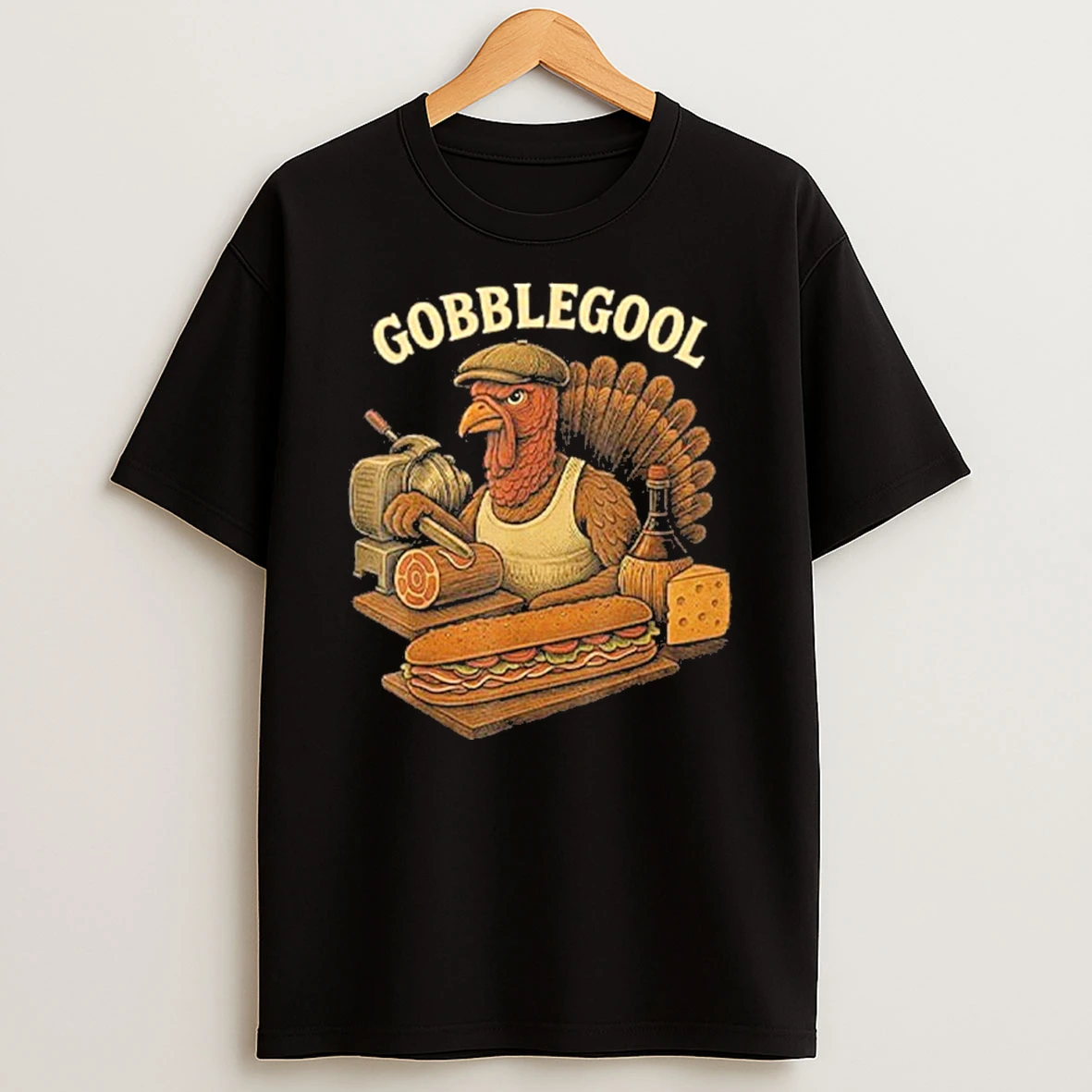 Gobblegool Turkey Baker Thanksgiving Tshirt Hoodie