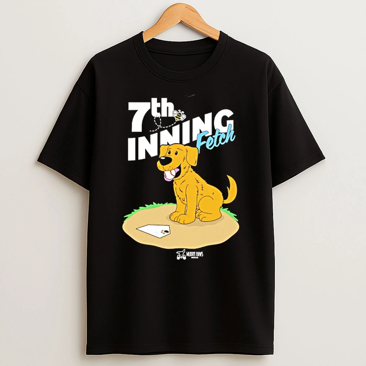Golden Retriever 7th Inning Fetch Tshirt Hoodie