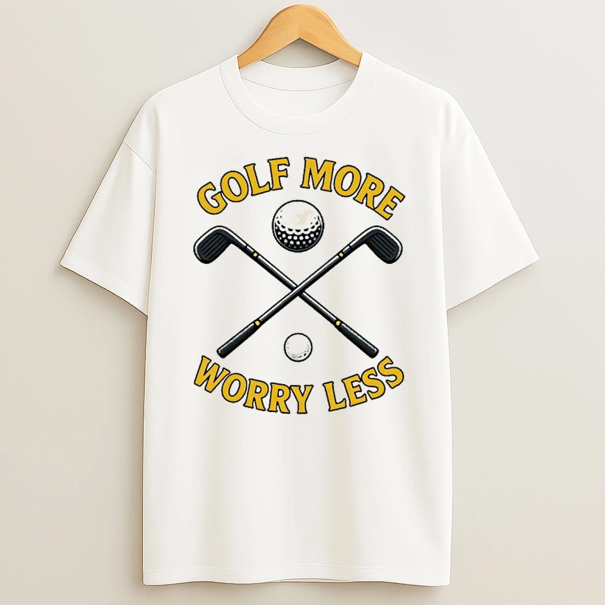 Golf More Worry Less Tshirt Hoodie