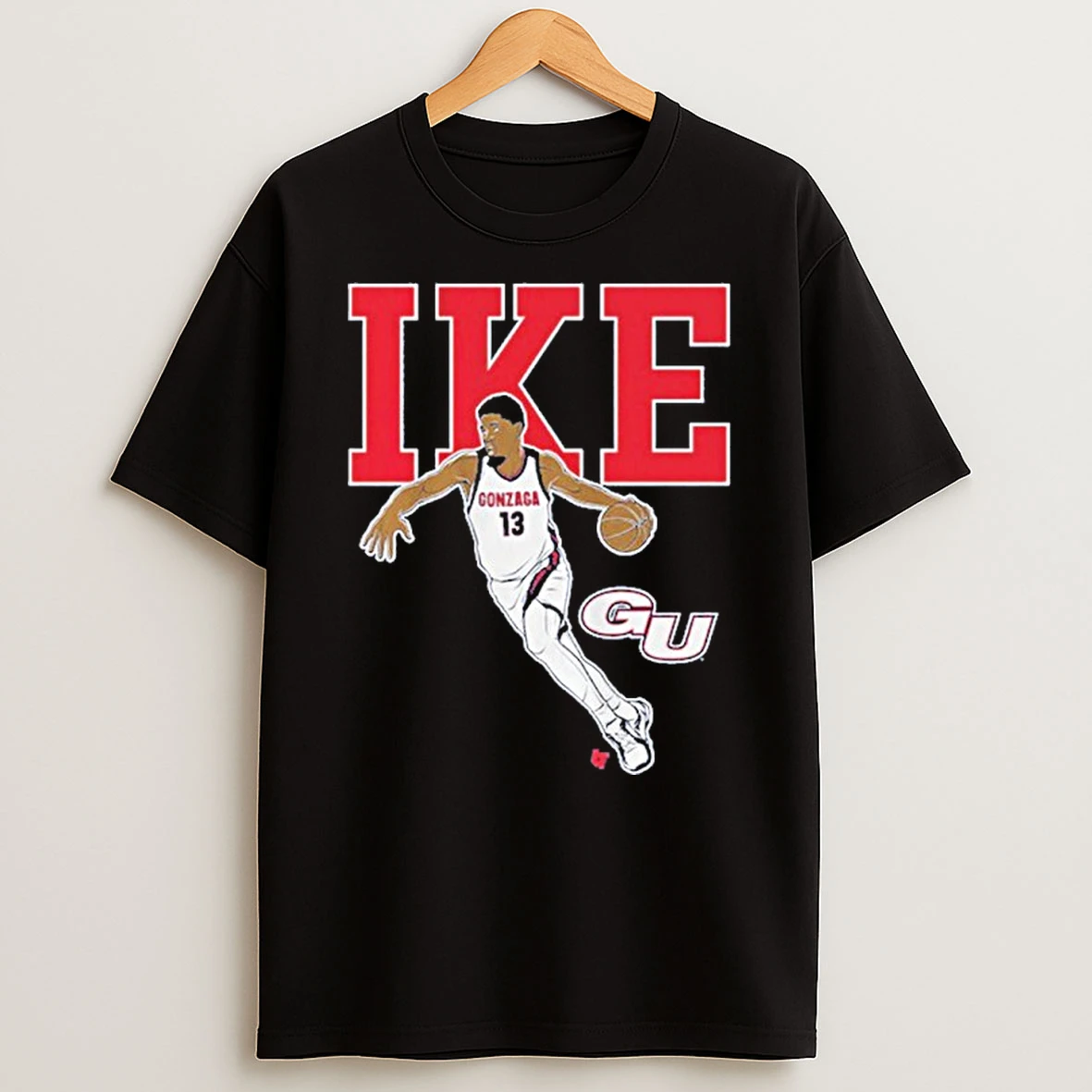 Gonzaga Basketball Graham Ike Name Pose Tshirt Hoodie
