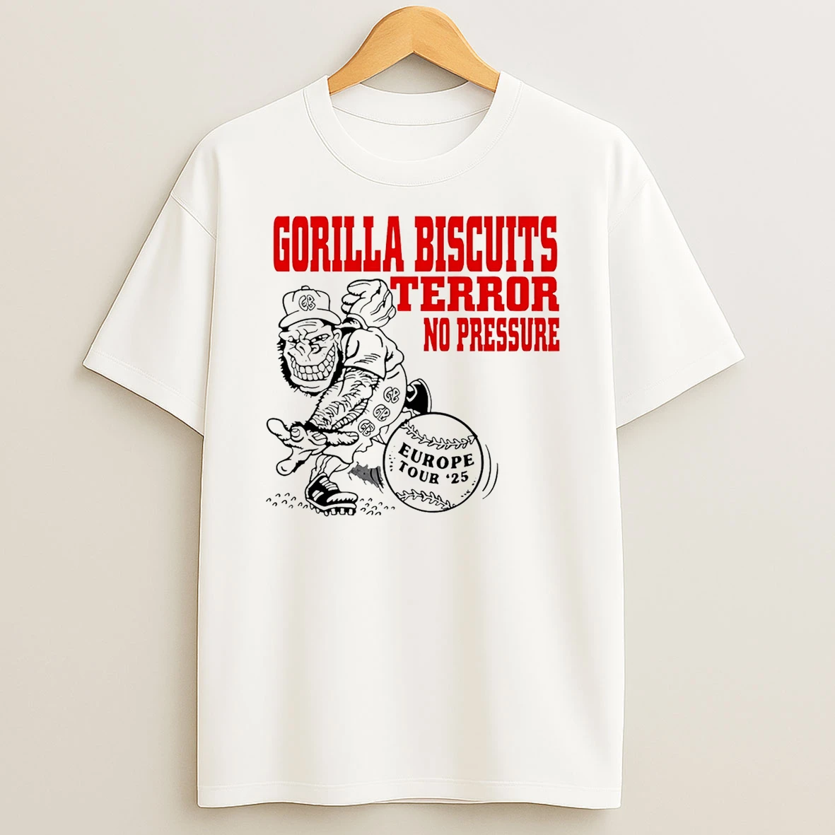 Gorilla Biscuits And Terror Announce European Tour 2025 Tshirt Hoodie