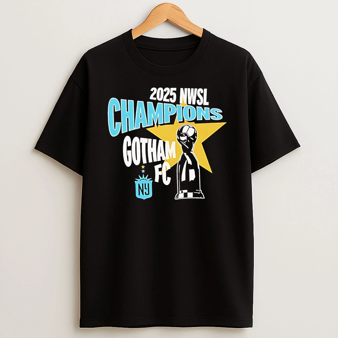 Gotham Fc 2025 Nwsl Champions Trophy Cup Tshirt Hoodie