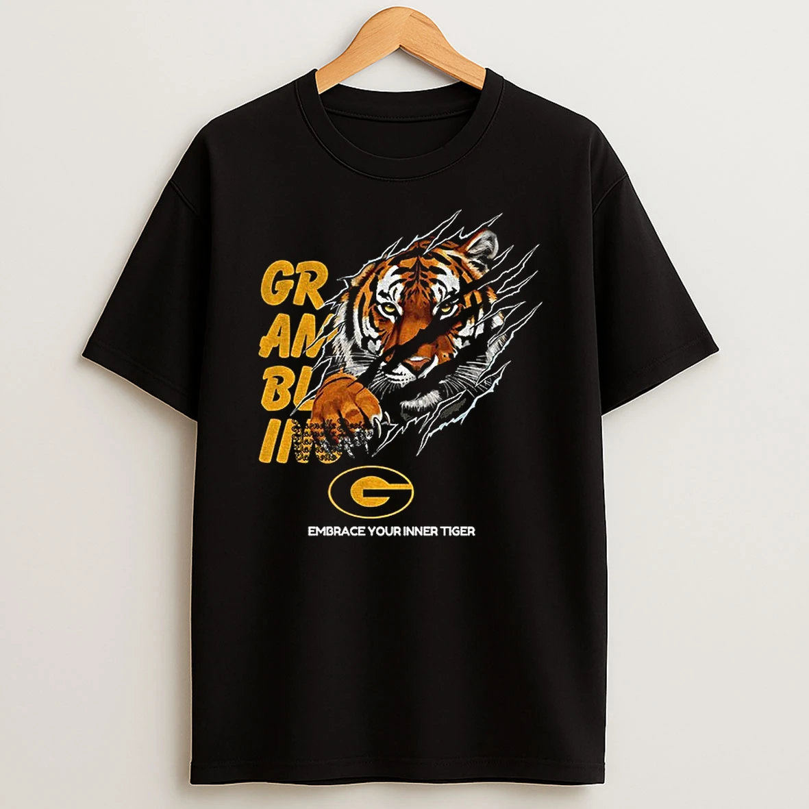 Grambling State Tigers Mascot Ftba Embrace Your Inner Tiger Png Tshirt Hoodie