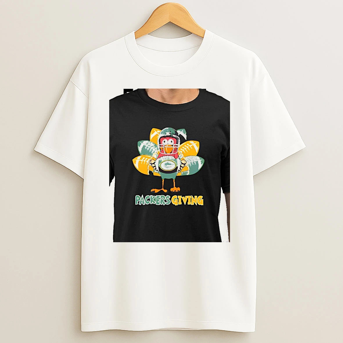 Green Bay Packers Thanksgiving Turkey Tshirt Hoodie