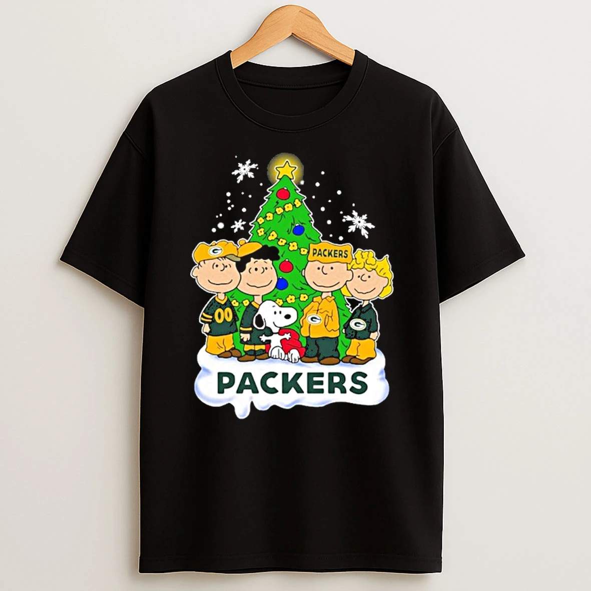 Green Bay Packers X The Peanuts Christmas 2025 Tshirt Hoodie