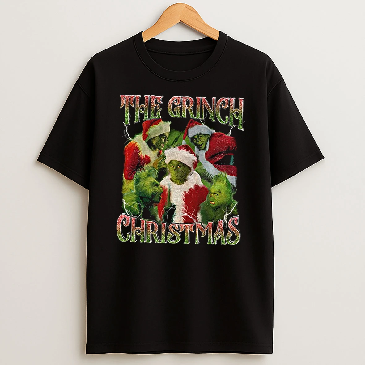 Grinch Santa Claus Graphic The Grinch Christmas Tshirt Hoodie