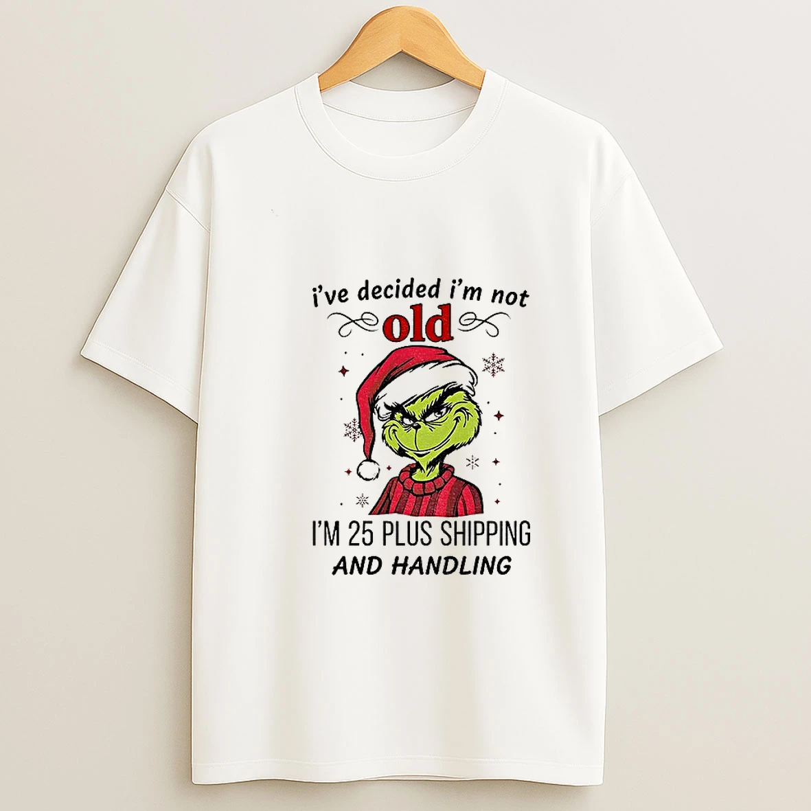 Grinch Santa Its So Hard To For My Sister For Christmas Because She Already Has Me Merry Christmas Tshirt Hoodie