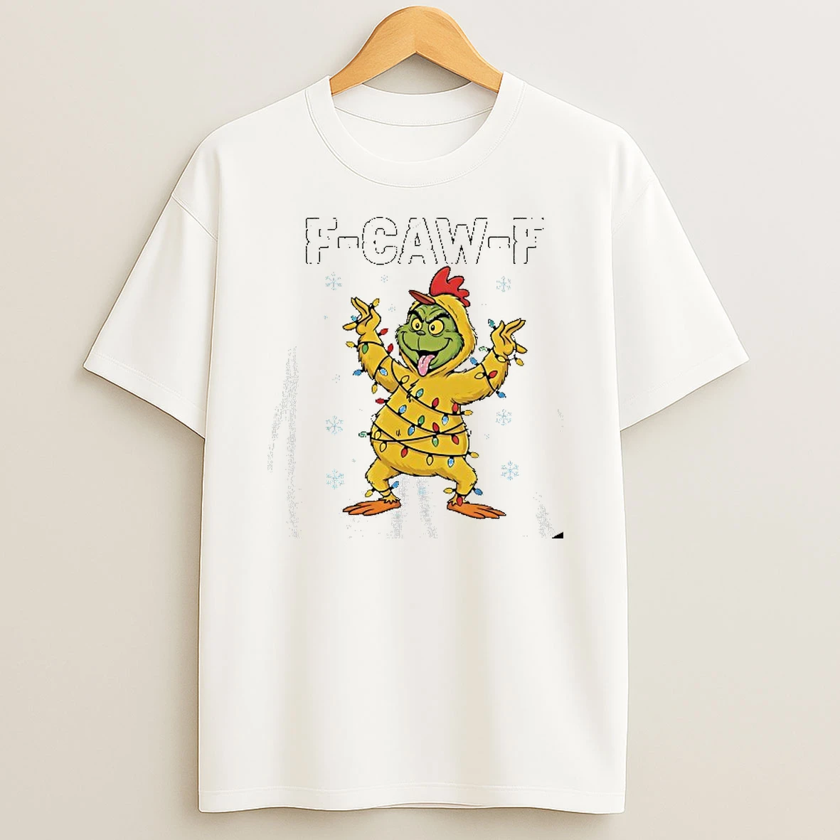 Grinch Chicken F Caw F Christmas Tshirt Hoodie
