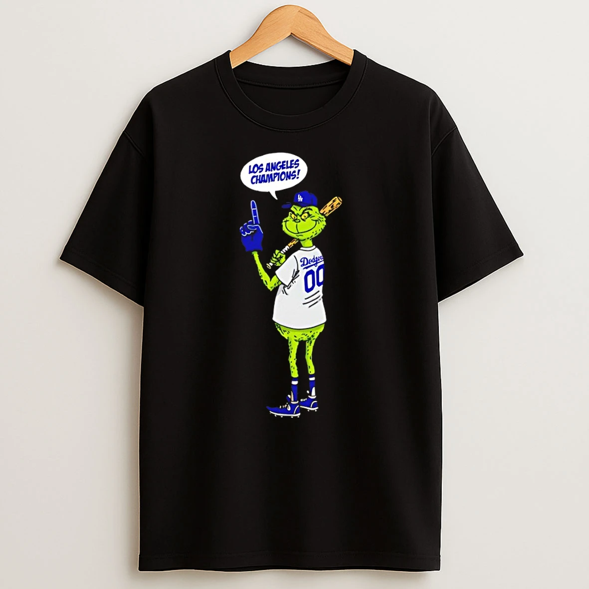 Grinch Fan Of Los Angeles Dodgers Champions World Series 2025 Merry Christmas Tshirt Hoodie