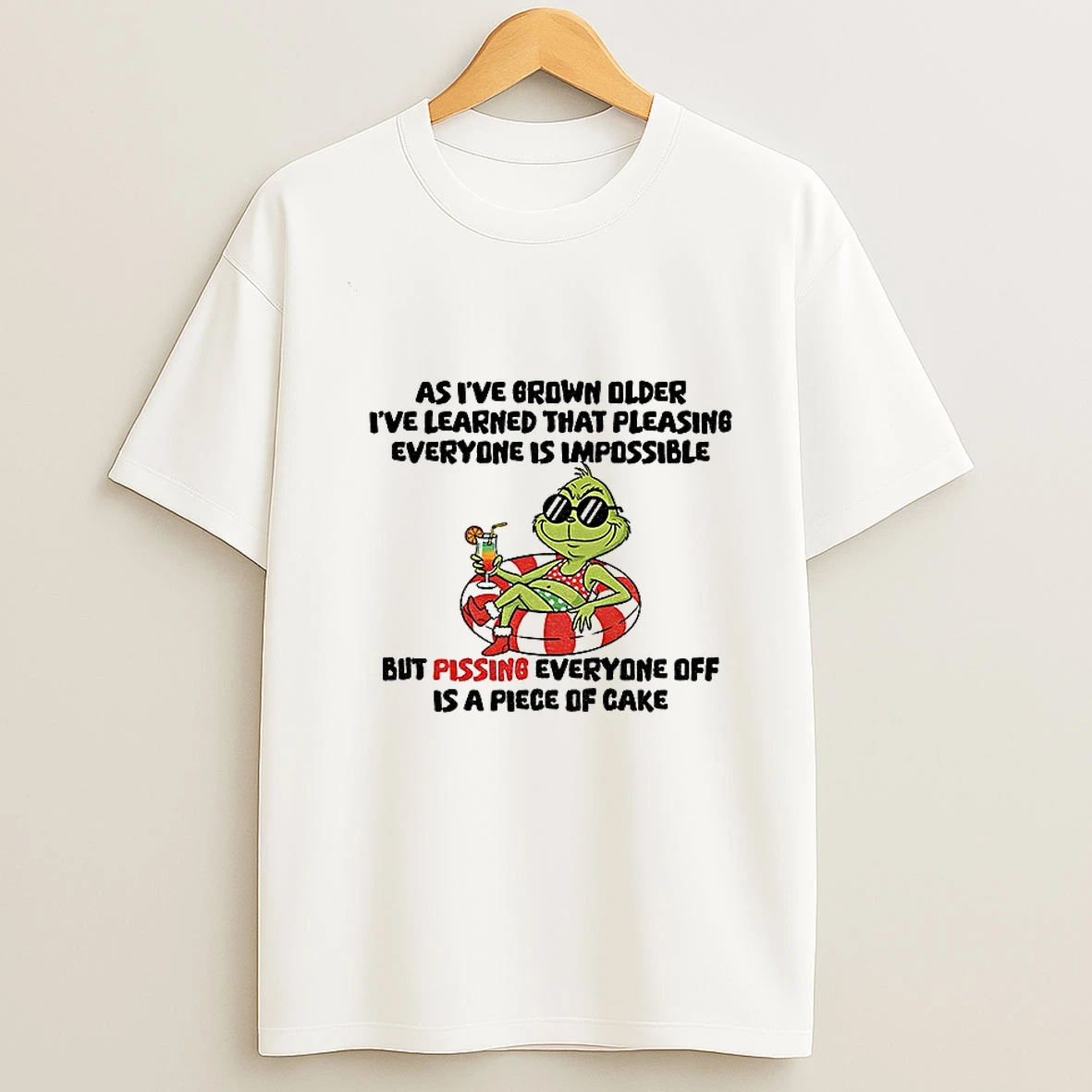 Grinch Summer As Ive Grown Older Ive Learned That Pleasing Everyone Is Impossible But Pissing Everyone Off Christmas Tshirt Hoodie
