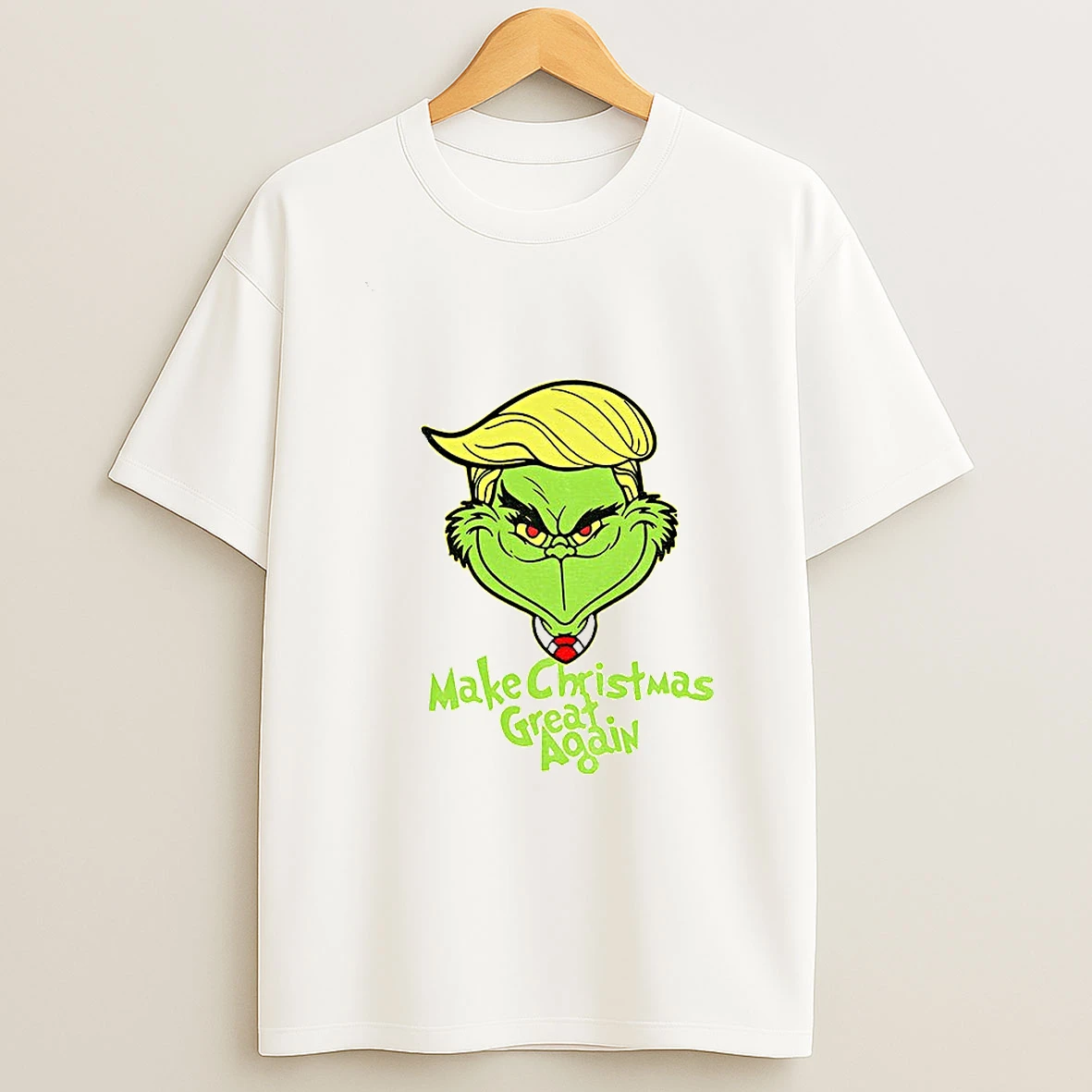 Grinch X Donald Trump Make Christmas Great Again Merry Christmas Tshirt Hoodie