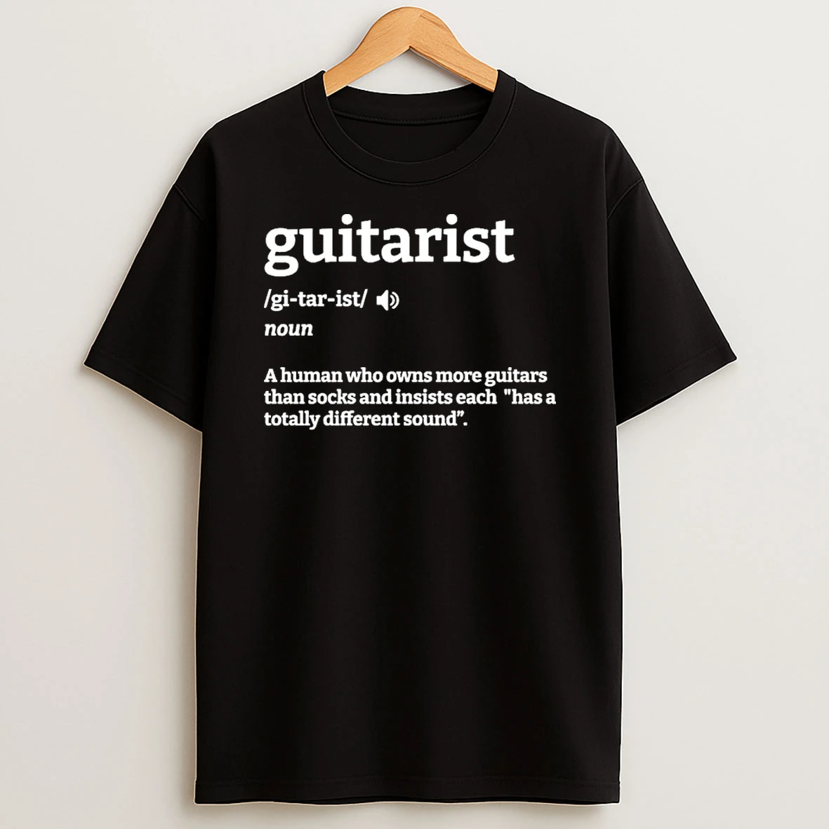 Guitarist A Human Who Owns More Guitars Than Socks And Insists Each Tshirt Hoodie