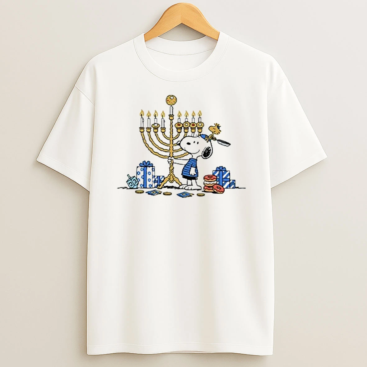 Happy Hanukkah Snoopy Jewish Gift For Hanukkah Tshirt Hoodie