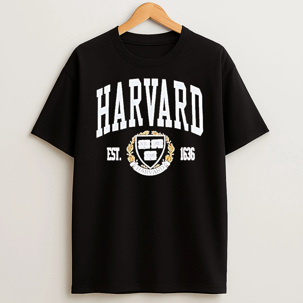 Harvard University Crest Logo Est 1636 Tshirt Hoodie