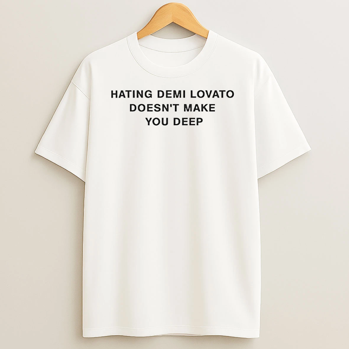 Hating Demi Lovato Doesnt Make You Deep Circle Tshirt Hoodie