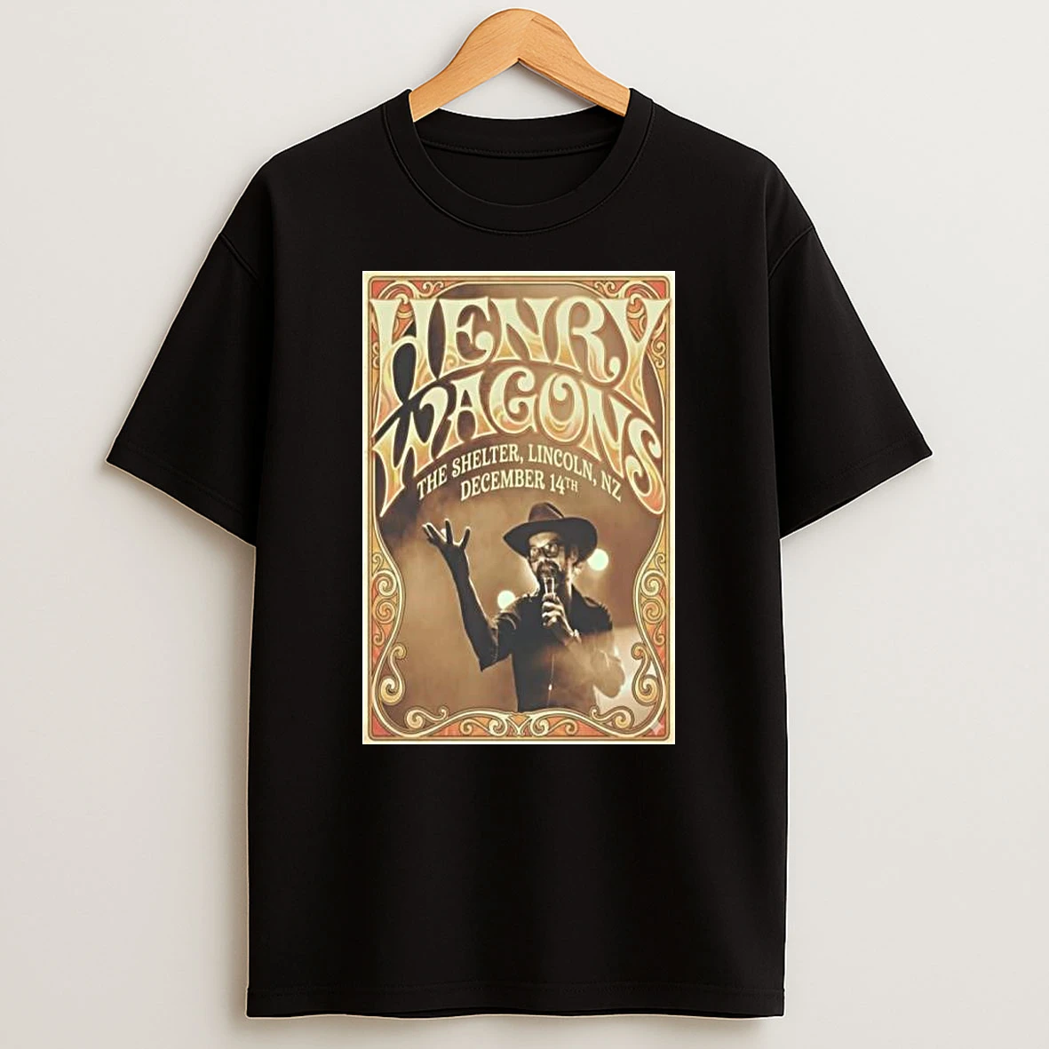 Henry Wagons Lincoln Nz December 14 2025 Concert Tshirt Hoodie