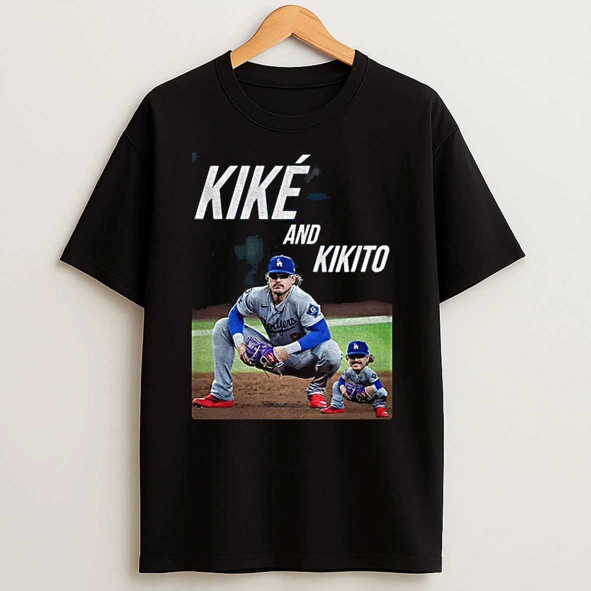 Hernandez Kike And Kikito Dodgers Photo Tshirt Hoodie