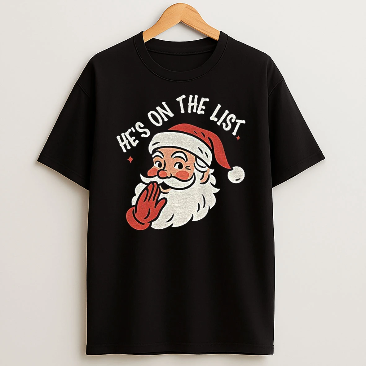 Hes On The List Holiday Political Protest Anti Trump Christmas Tshirt Hoodie