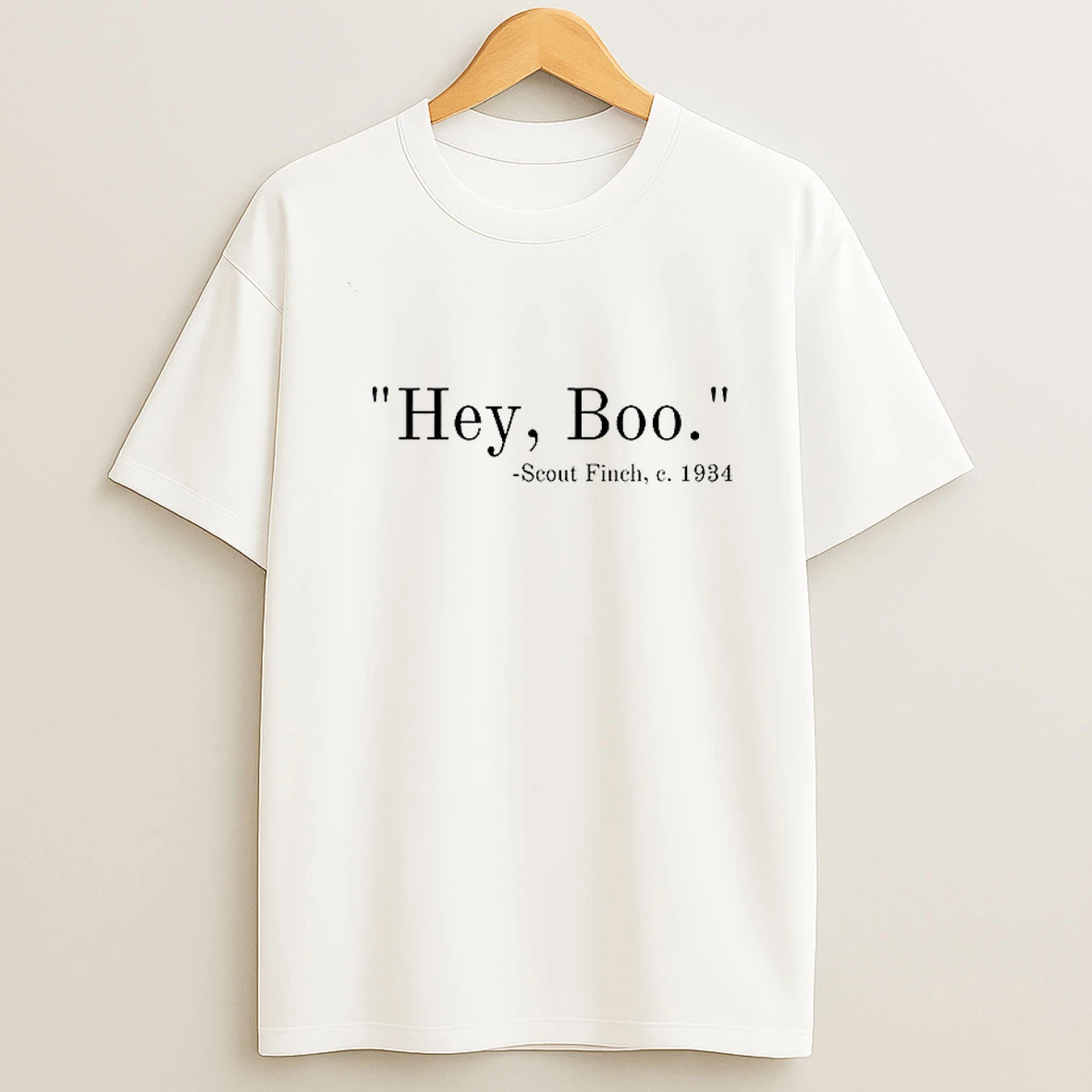 Hey Boo Scout Finch To Kill A Mockingbird Tshirt Hoodie