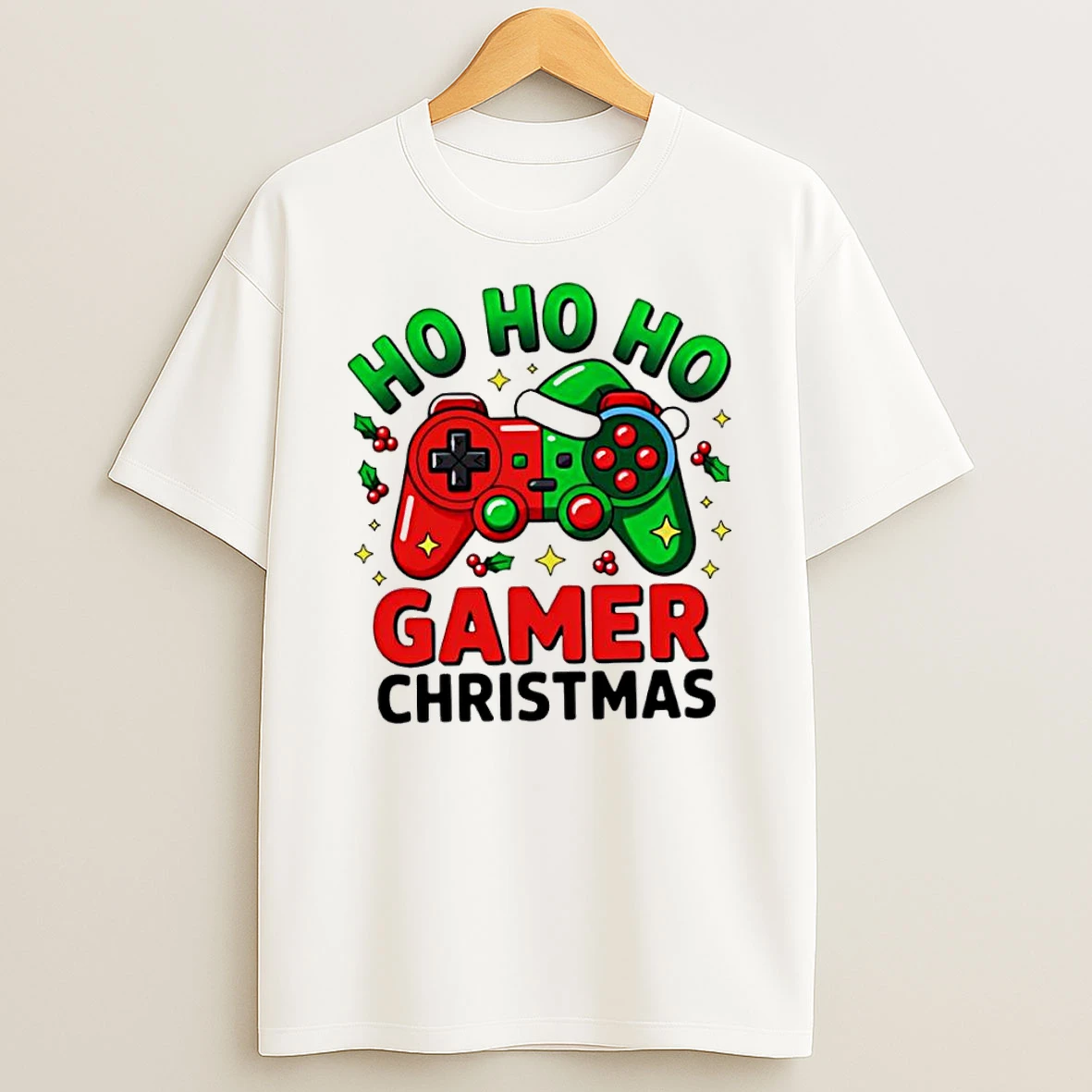 Ho Ho Ho Gamer Christmas Tshirt Hoodie