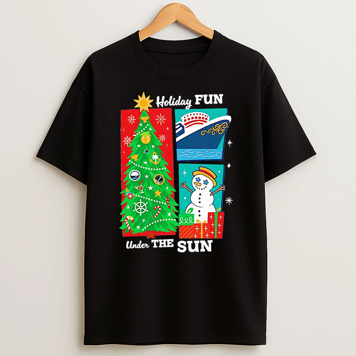 Holiday Fun Under The Sun Christmas Tshirt Hoodie