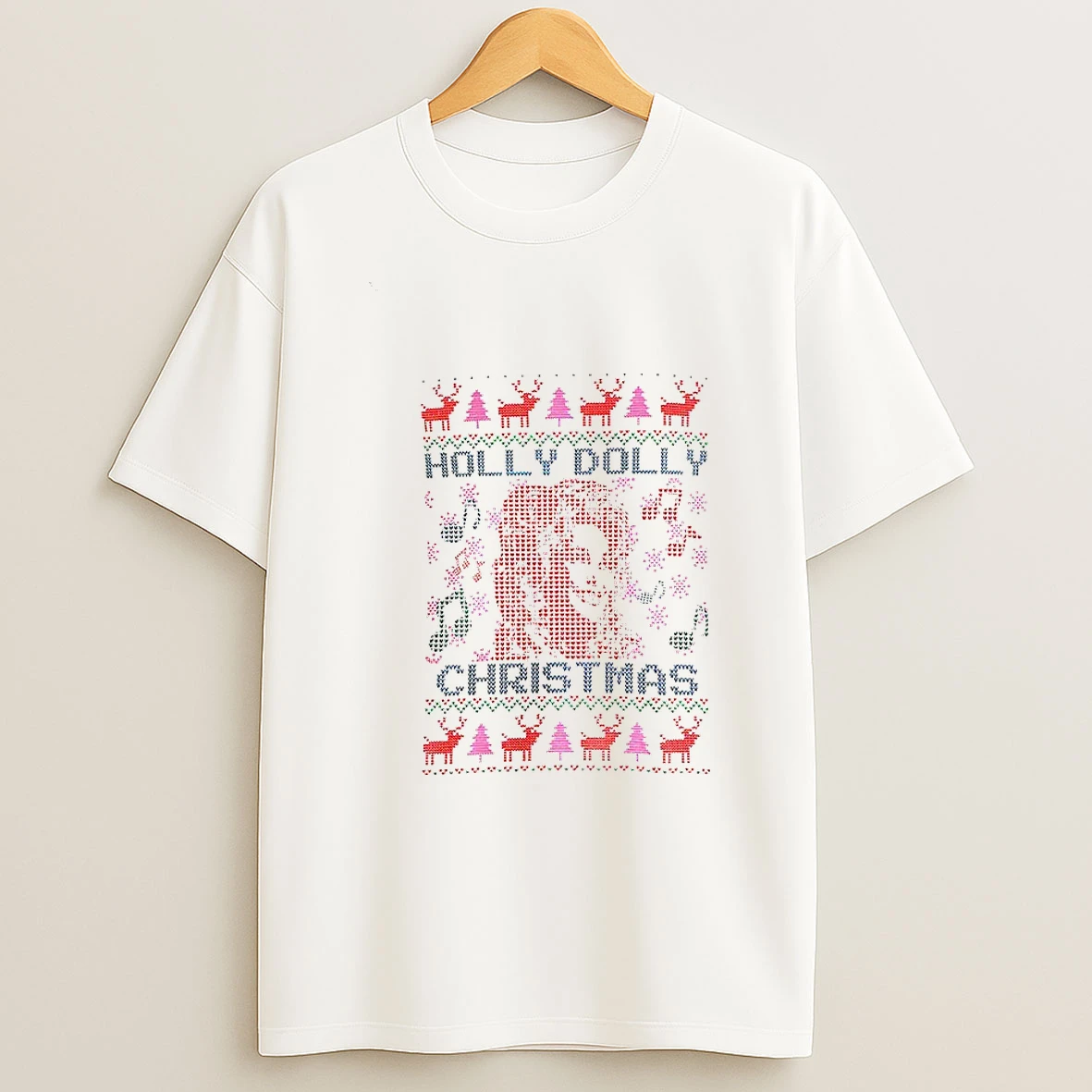 Holly Dolly Christmas Merry Xmas Tshirt Hoodie