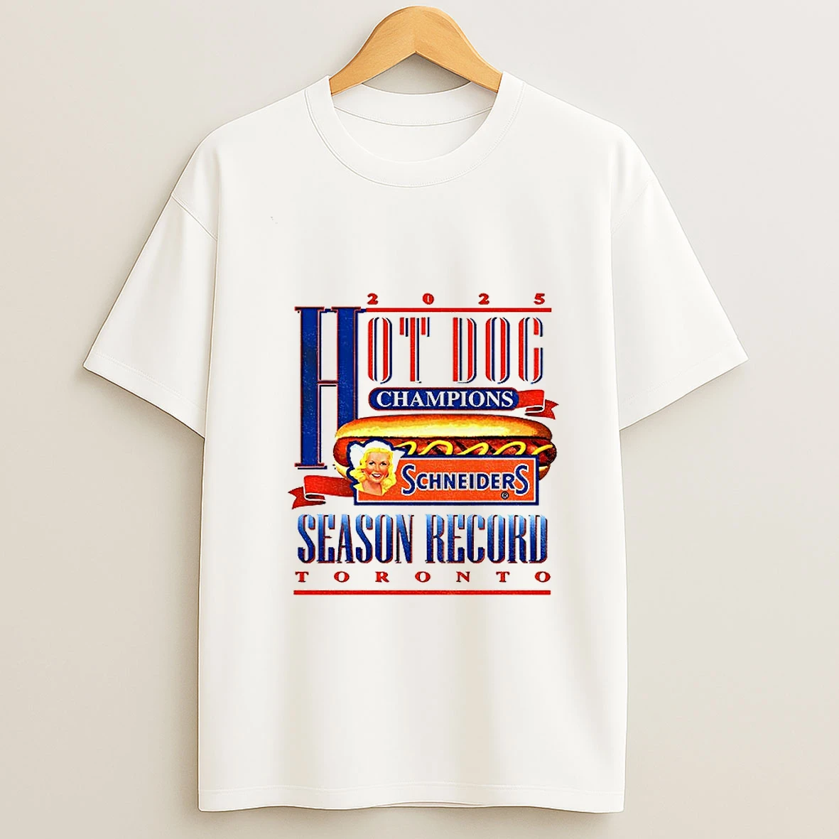 Hot Dog Champions Schneiders Season Record Toronto Vintage Tshirt Hoodie