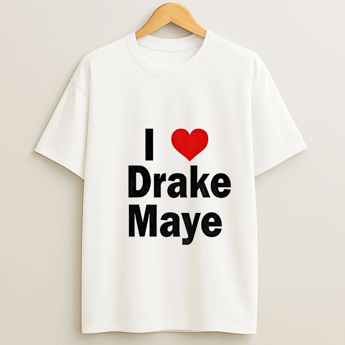 I Love Drake Maye Red Heart Tshirt Hoodie