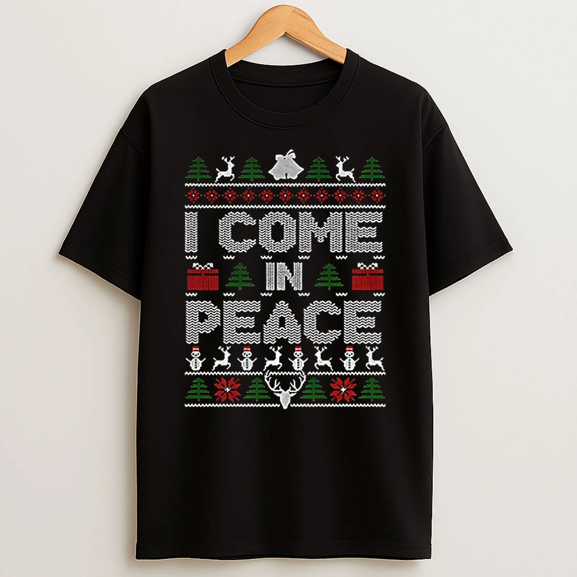 I Come In Peace Merry Christmas 2025 Tshirt Hoodie