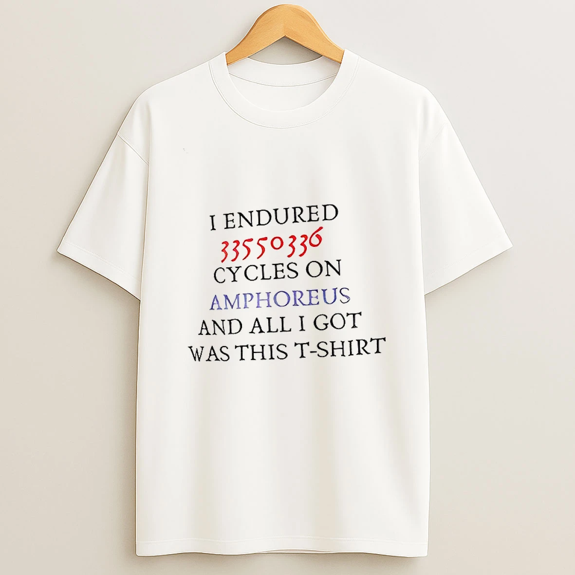 I Endured 33550336 Cycles On Amphoreus And All I Got Was This Tshirt Hoodie