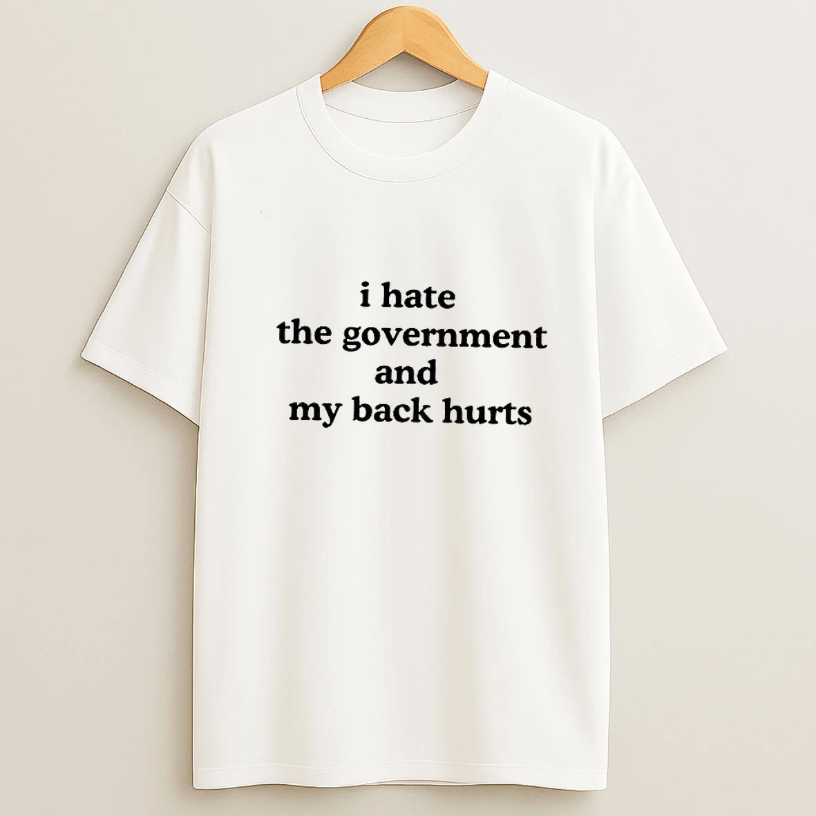 I Hate The Government And My Back Hurts Anti Maga Tshirt Hoodie