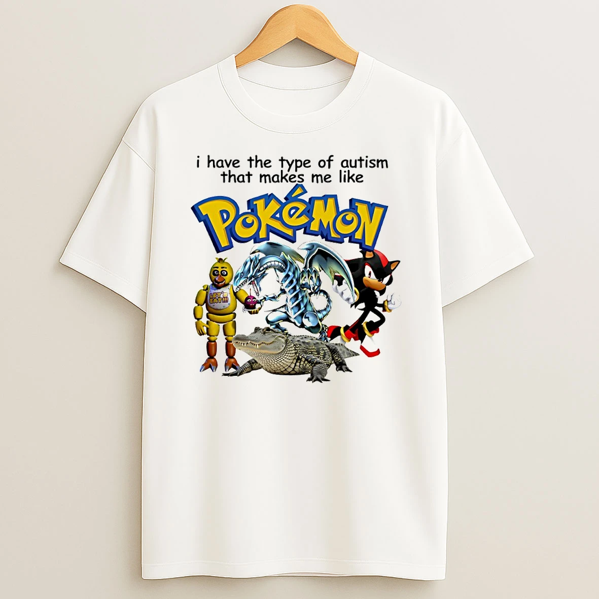 I Have The Type Of Autism That Makes Me Like Pokemon Circle Tshirt Hoodie