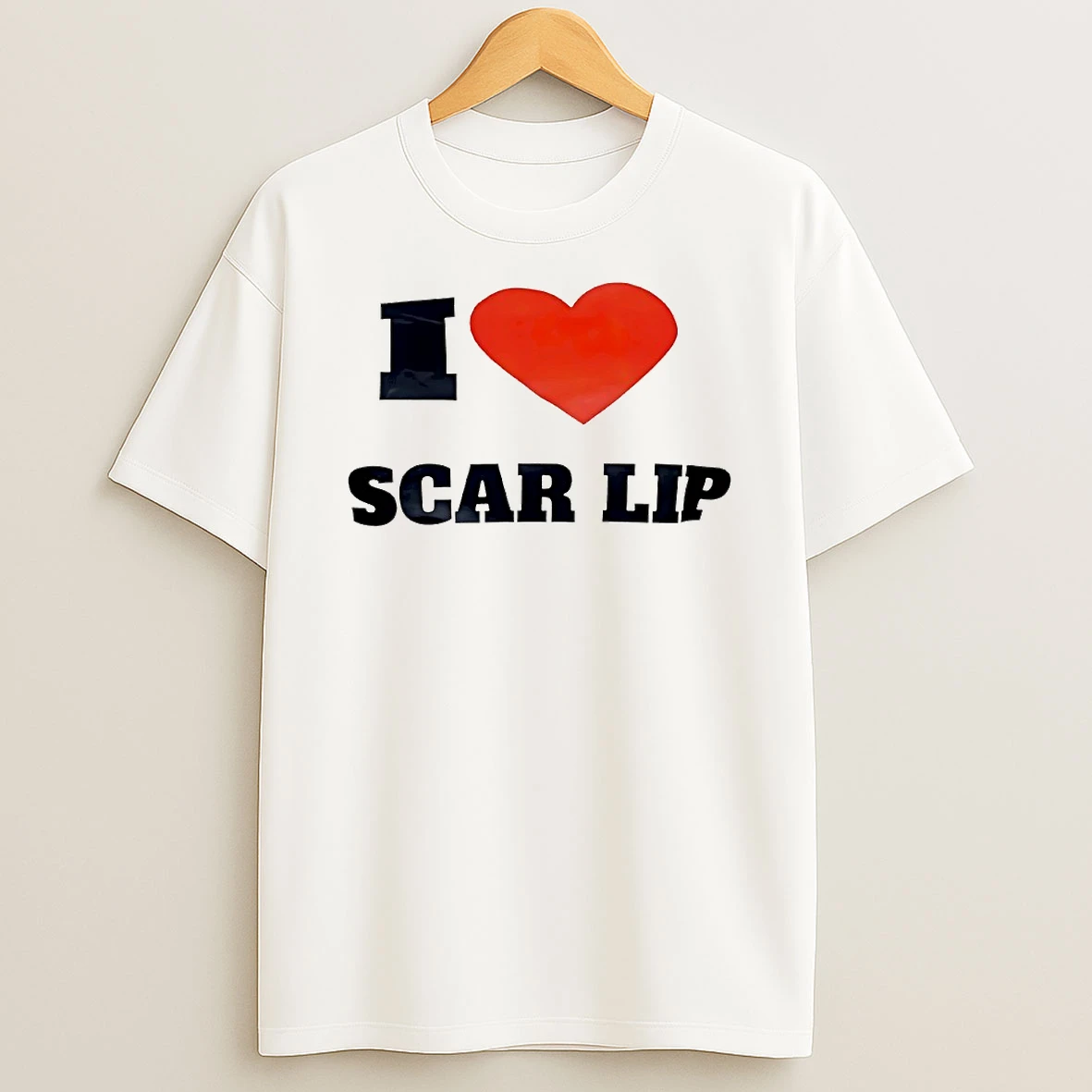 I Love Scar Lip Circle Tshirt Hoodie