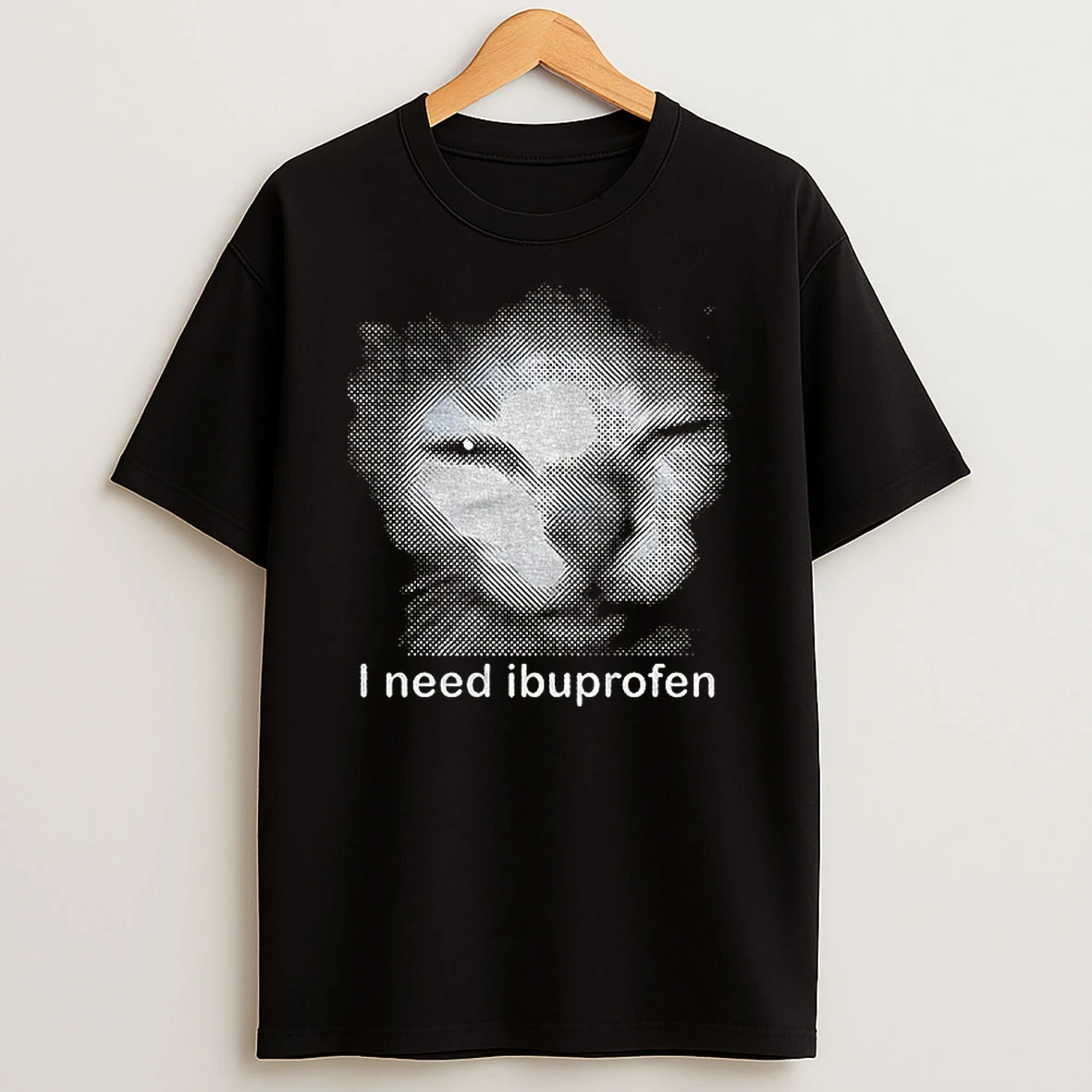 I Need Ibuprofen Funny Vintage Graphic Cat Tshirt Hoodie