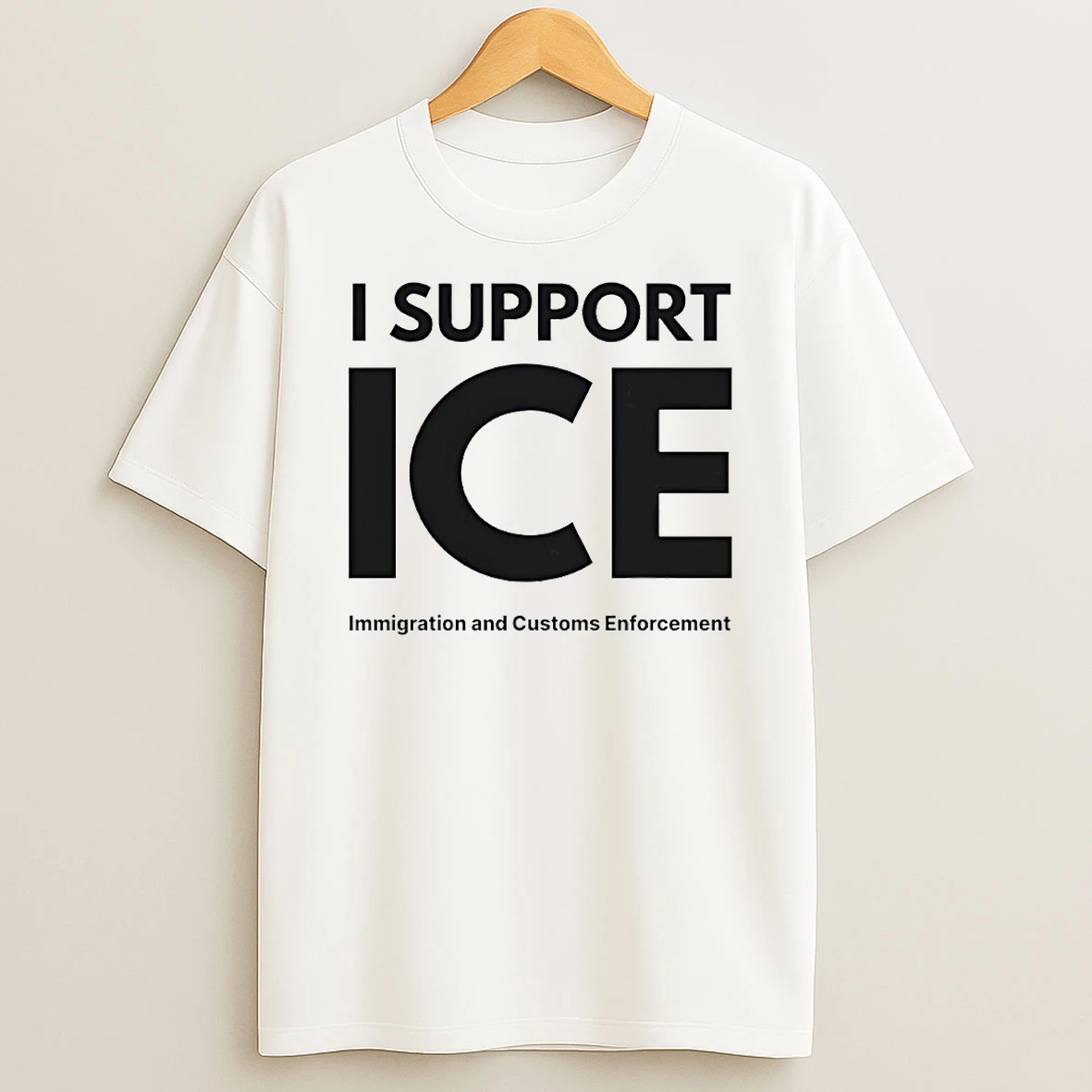 I Support Ice Immigration And Customs Enforcement Circle Tshirt Hoodie