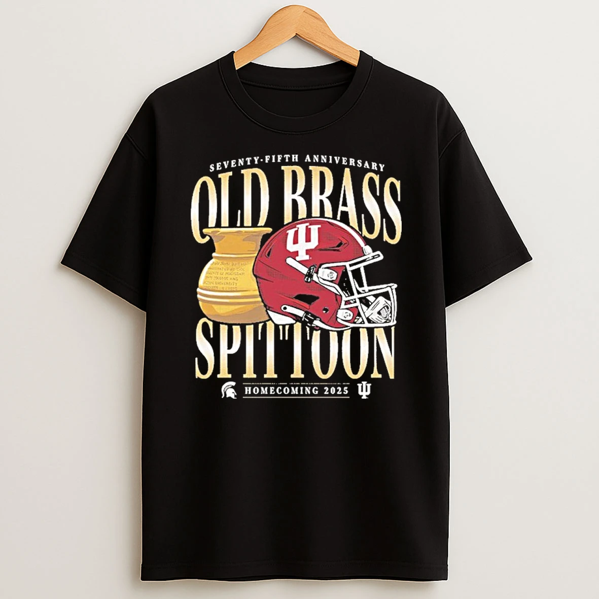 Iu Football 75th Anniversary Old Brass Spittoon Rivalry Tshirt Hoodie