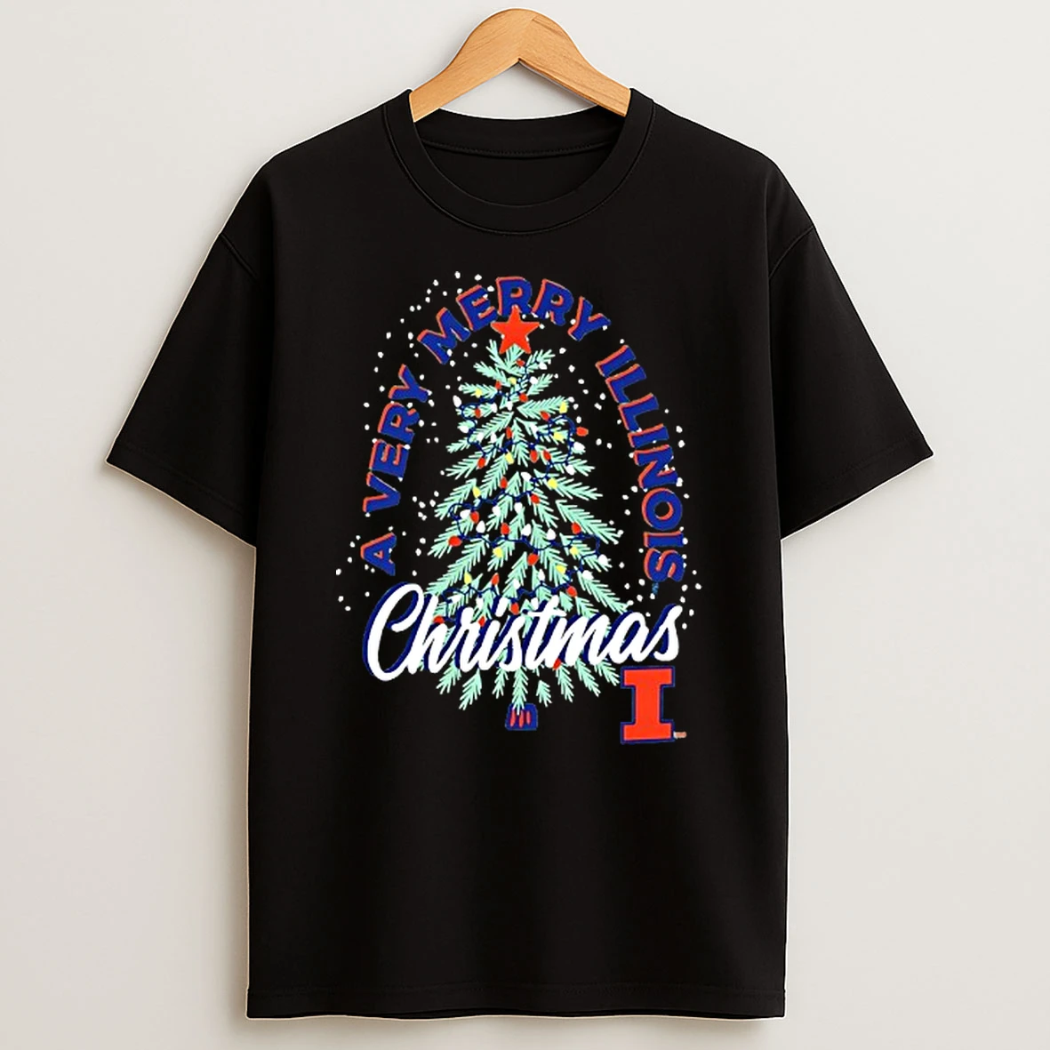 Illinois Fighting Illini A Very Merry Arizona Christmas Tree Tshirt Hoodie