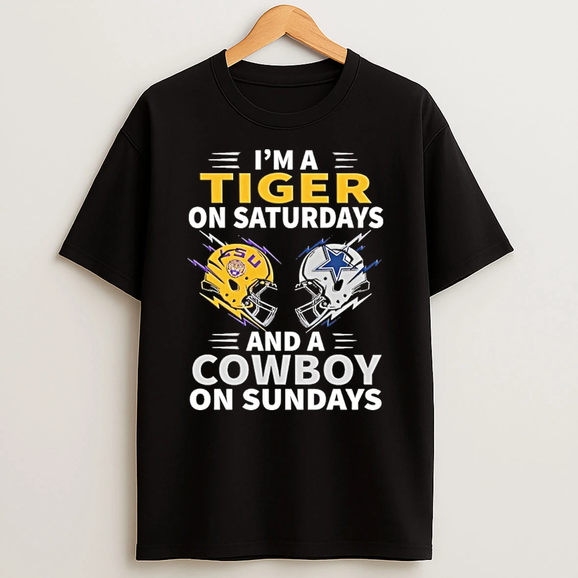 Im A Tiger On Saturdays And A Cowboy On Sundays Tshirt Hoodie