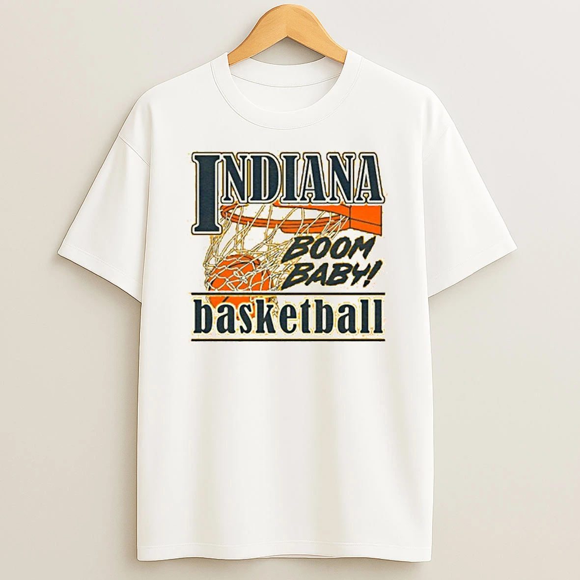 Indiana Basketball Boom Baby 25 Tshirt Hoodie