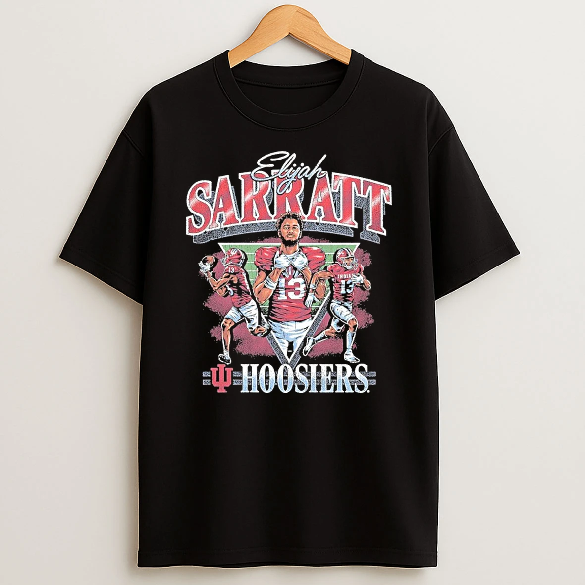 Indiana Hoosiers 13 Elijah Sarratt Player Tshirt Hoodie