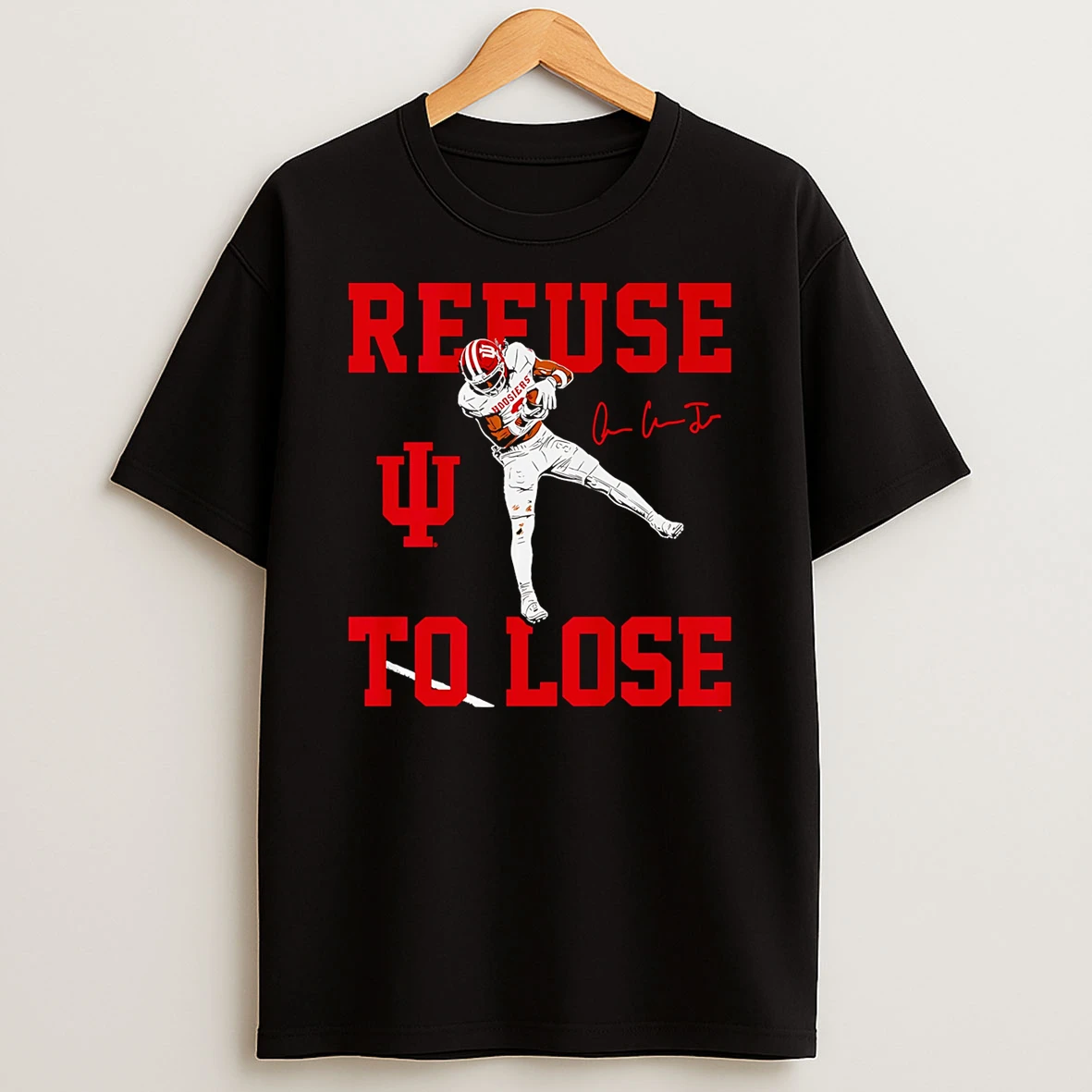 Indiana Hoosiers Breaking T Omar Cooper Jr Refuse To Lose Tshirt Hoodie