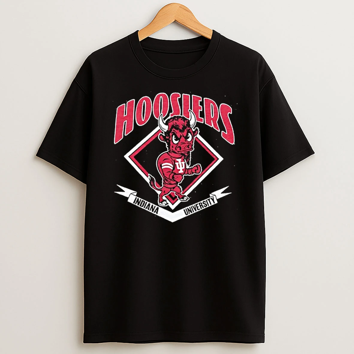 Indiana Hoosiers Go Bisons The Cream And Crimson Tshirt Hoodie