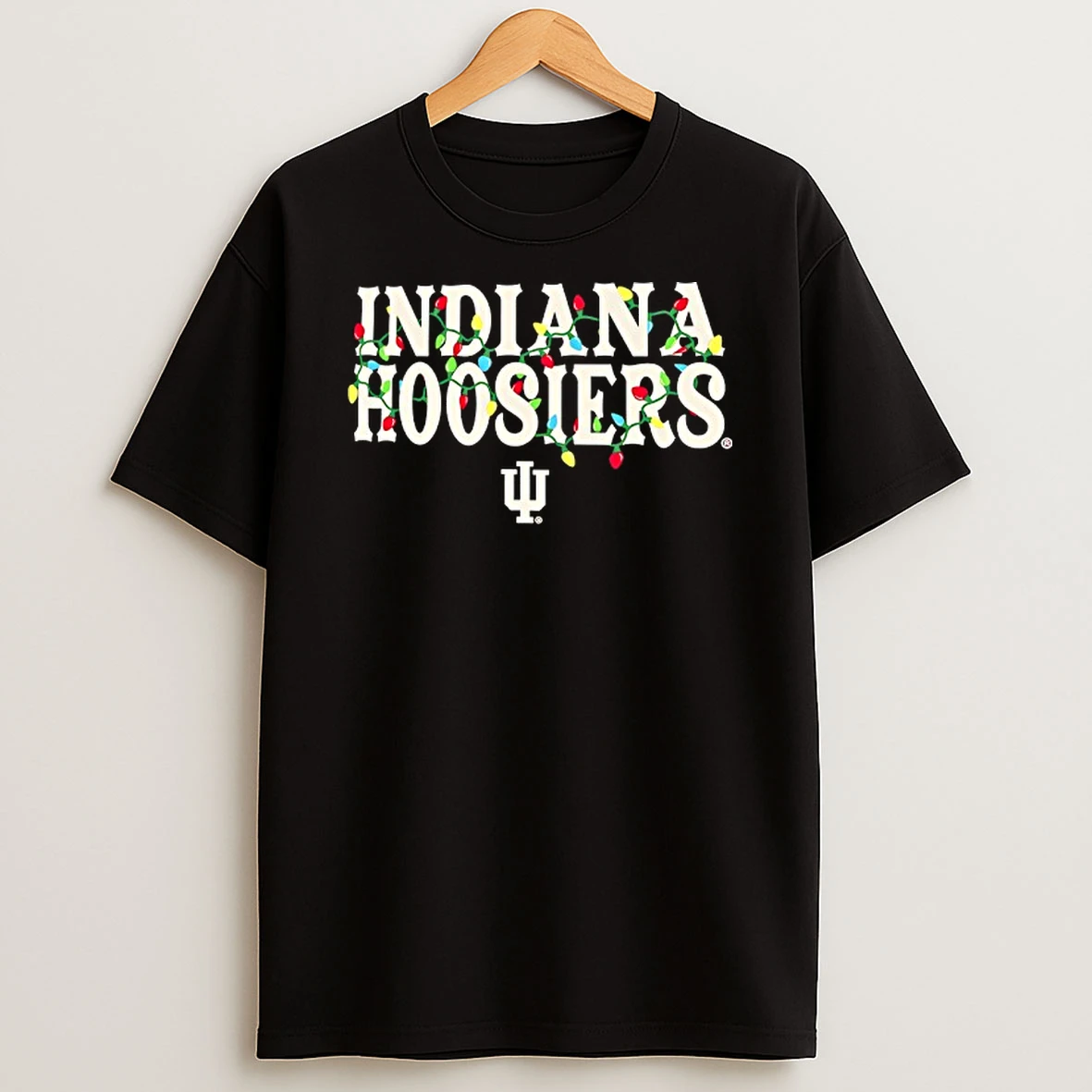 Indiana Hoosiers String Lights Christmas Tshirt Hoodie