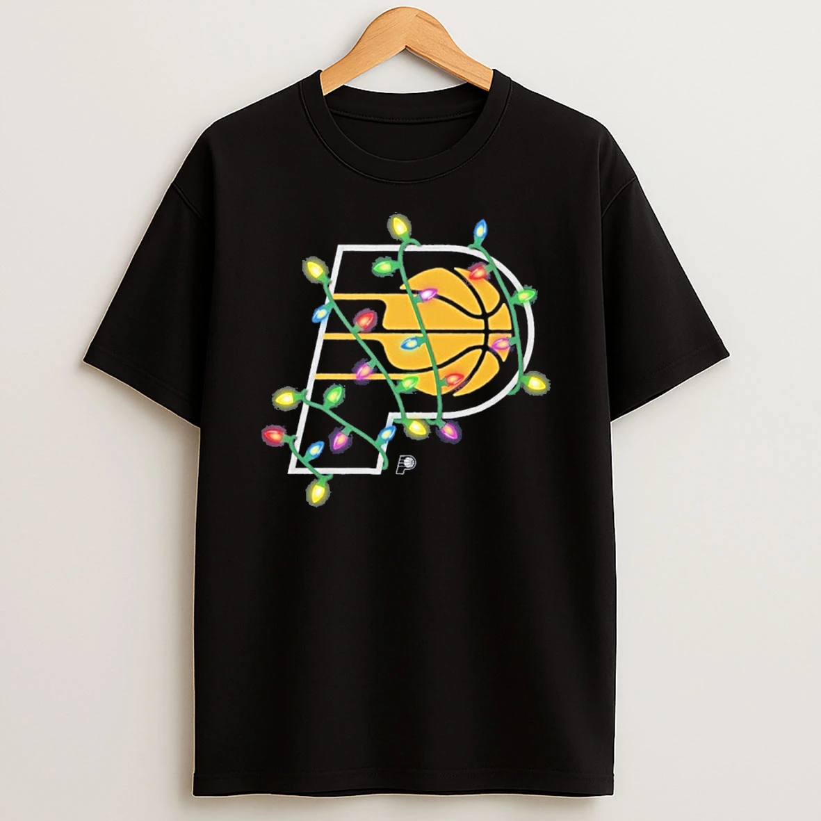 Indiana Pacers Logo Light Christmas Tshirt Hoodie