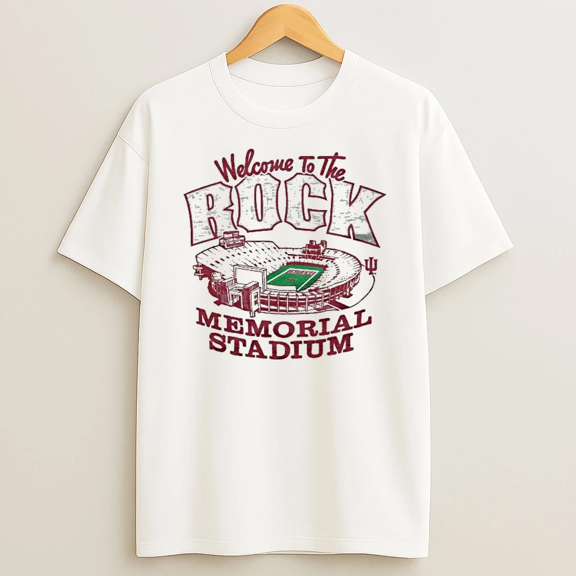 Indiana University Memorial Stadium Welcome To The Rock Tshirt Hoodie